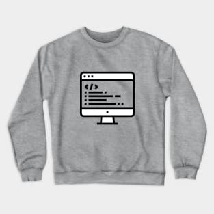 COMPUTADORA DE ESCRITORIO CON ALGORITMO Crewneck Sweatshirt